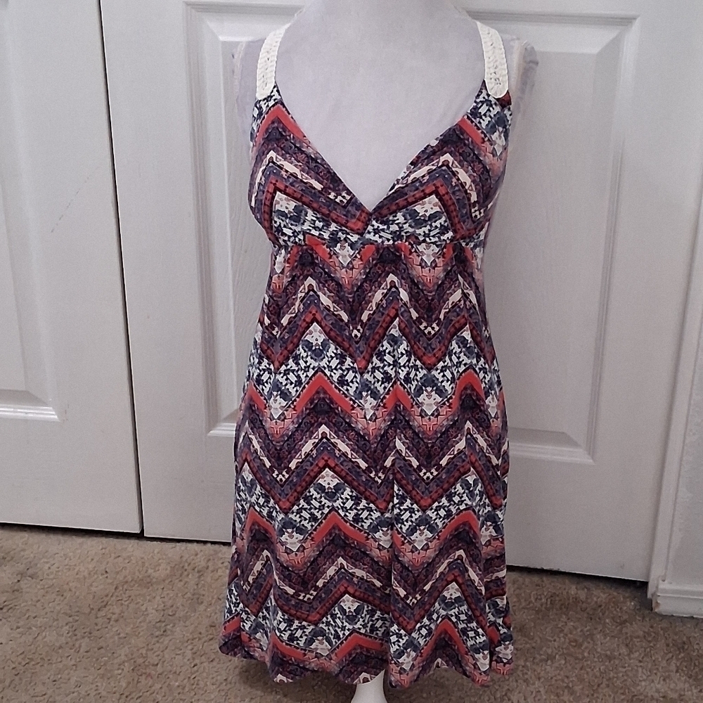 Pink Republic Crocheted Racerback Summer Dress